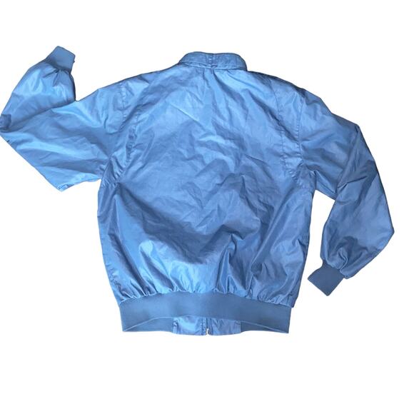 Members Only Vintage Blue Zip Up Bomber Flight Jacket Size 18 - Picture 2 of 8